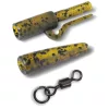 Anaconda Jungle Safety Lead Clip 360° Flex Ring Swivel Zelená sada klipů na olůvko 5ks