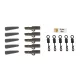 Anaconda Quick Change Safety Lead Clip Kit Zelená sada olověných klipů 5ks