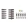 Anaconda Quick Change Safety Lead Clip Kit Hnědá sada olověných klipů 5ks