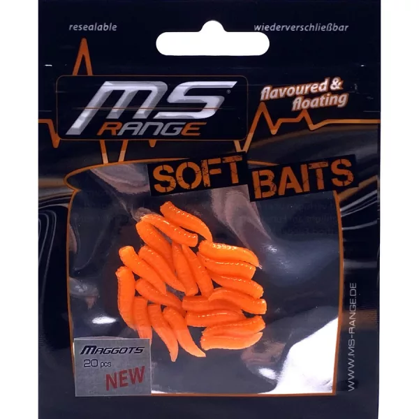 MS Range Maggots Narancssárga Gumicsonti 20db