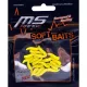 MS Range Maggots Sárga Gumicsonti 20db