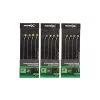 Matrix X8 X-Power Carp Band Rigs 10 10cm Füles, Szakáll Nélküli Monofil Előkötött Horog Csaligyűrűvel 8db