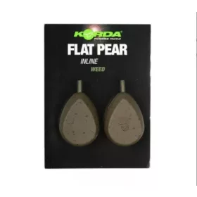 Korda Flat Pear Inline Blister Kaprové Olůvko 70gr 2ks