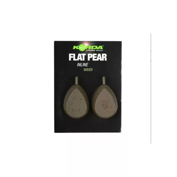 Korda Flat Pear Inline Blister Kaprové Olůvko 70gr 2ks
