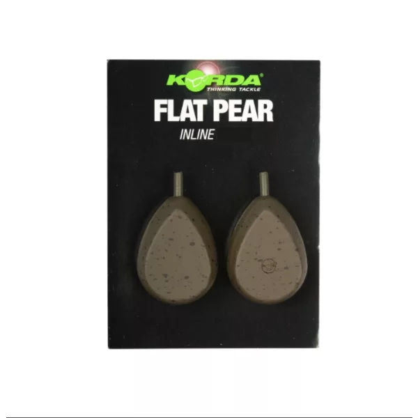 Korda Plochá hruška Inline Blister Kaprové olovo 142gr 2ks