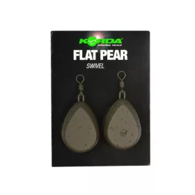   Korda Flat Pear Swivel Blister Olověná Zátěž na Boilies 30gr 2db