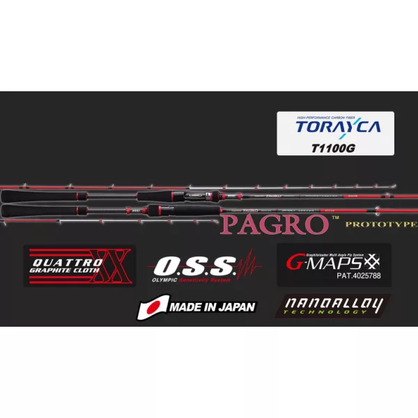 Graphiteleader Pagro Prototype Cast GPPC-672M-HS Fast 2,01m 200gr 2dílný přívlačový prut