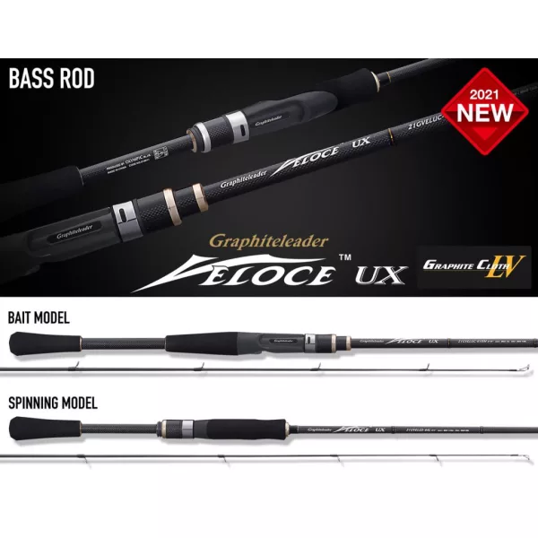 Graphiteleader Veloce UX 21GVELUC-65ML R-Fast 1,96m 3/4oz 21gr 1 dílný přívlačový prut