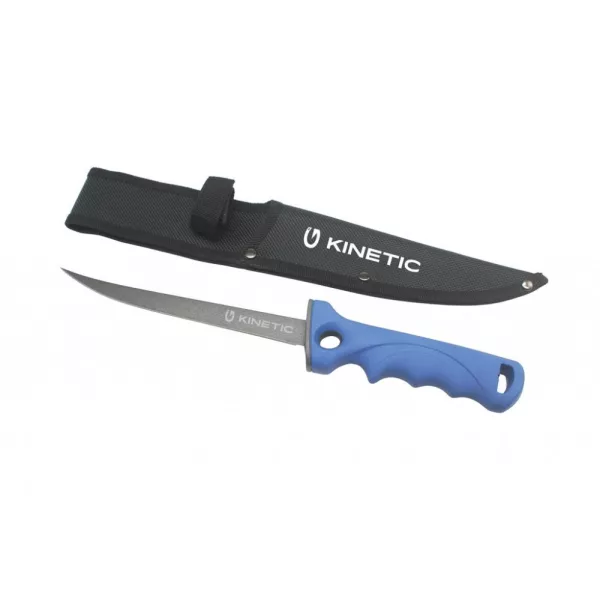 KINETIC Filetovací nůž Soft Grip 17,78cm Modrá/Černá Nůž