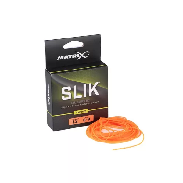 Matrix Slik Elastic Oranžová 1,2mm 8m Plná Guma pro děličky