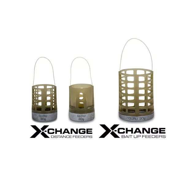 Guru X-Change Distance Feeder Solid boční košíček 20+30gr - výměnné závaží - uzavřený - L