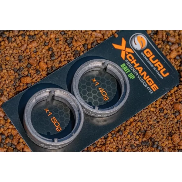 Guru X-Change Bait Up Feeder Heavy doplňková sada bočních košíčků 40+50gr - sada výměnných závaží