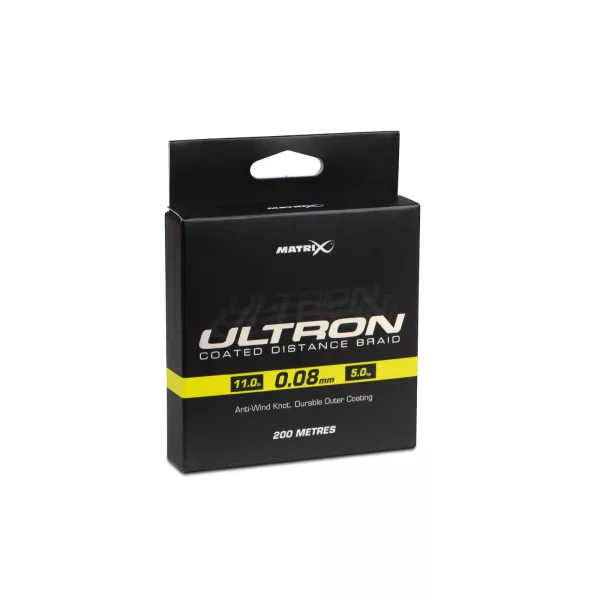 Matrix Ultron Coated Braid 0,08mm 200m Pletená hlavní šňůra