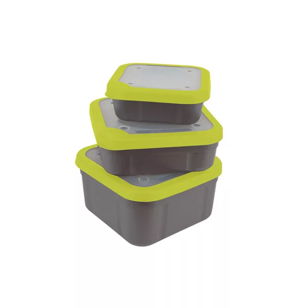 Matrix Bait Boxes Grey/Lime - 1.1pt Krabička na nástrahy