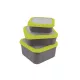 Matrix Bait Boxes Grey/Lime - 1.1pt Krabička na nástrahy