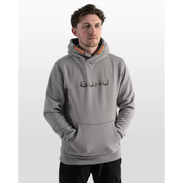 Guru Grey Circles Hoodie Mikina s kapucí XL