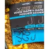 Matrix X2B Wide Gape Feeder 16 Barbed Očko s protihrotem, Háček s protihrotem 10ks