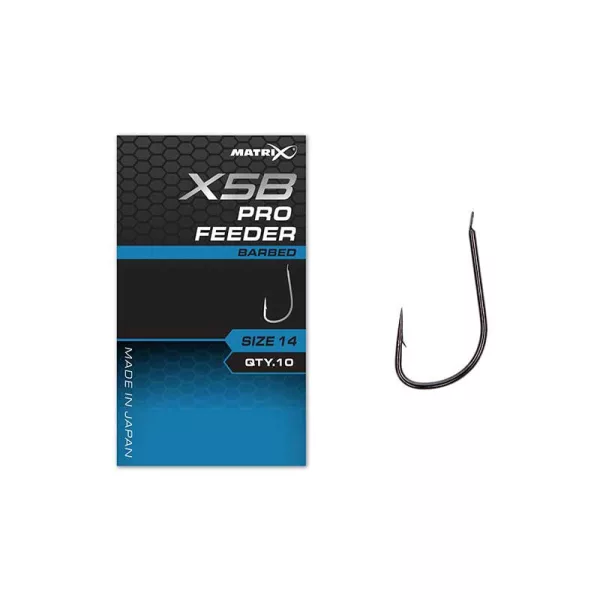 Matrix X5B Pro Feeder 14 Barbed Lopatečkový, S protihrotem Háček 10ks