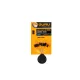 Guru Super Tight Line Stops Squared Black L Gumiütköző 10db