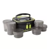 Matrix Mini Bait Bag (včetně 6 hrnců) Box na nástrahy