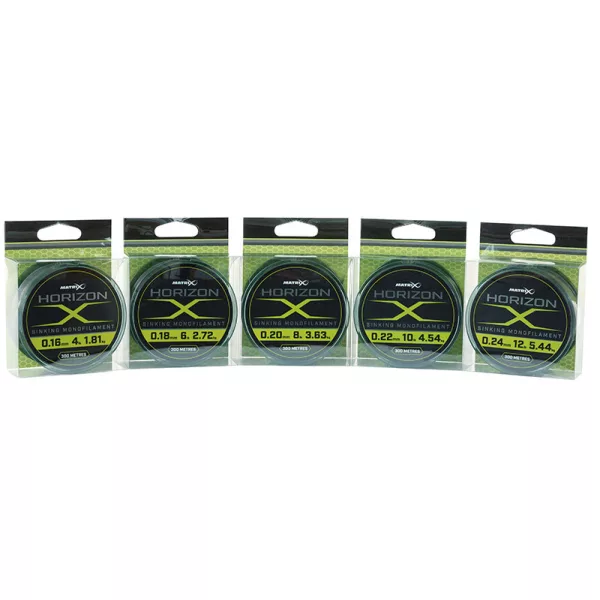 Matrix Horizon® X Sinking Mono 12lb - 0.24mm Monofilní vlasec