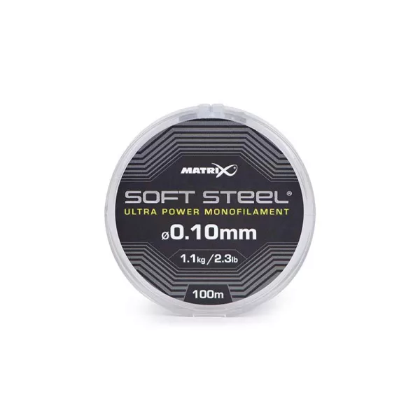 Matrix Soft Steel Ultra Power Monofilament 0,10mm 100m Monofil Hlavní vlasec