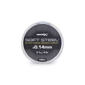   Matrix Soft Steel Ultra Power Monofilament 0,14mm 100m Monofil Hlavní vlasec