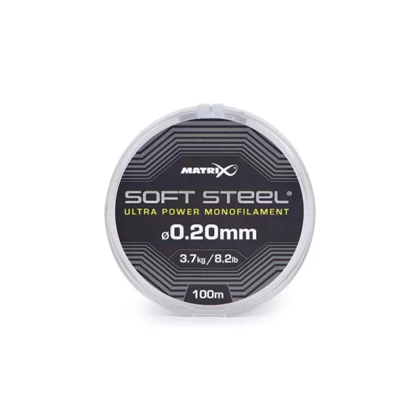 Matrix Soft Steel Ultra Power Monofilament 0,20mm 100m Monofil Hlavní vlasec