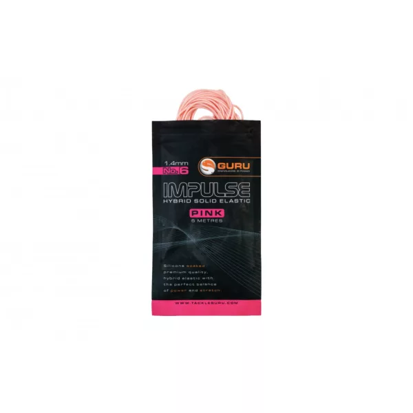 Guru Hybrid Elastic 1,4mm Pink Hibrid Rakós Gumi 5m