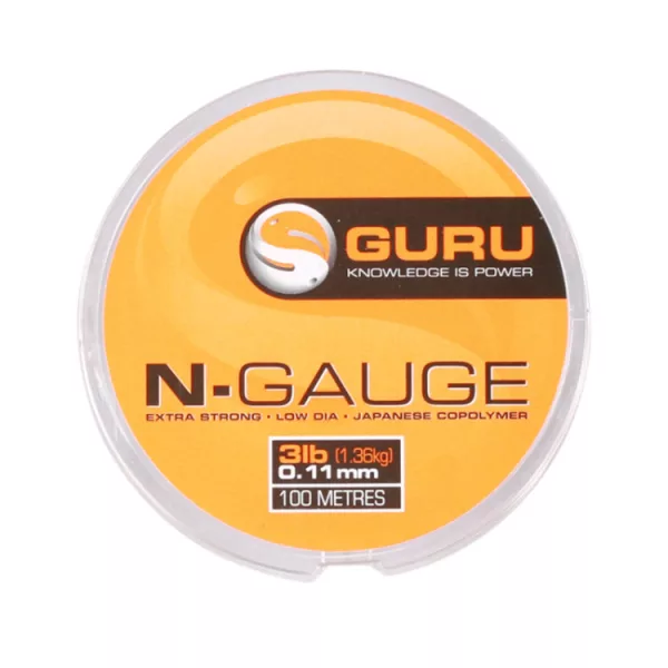 Guru N-Gauge návazcová šňůra - 9lb (0,22mm) - 100m