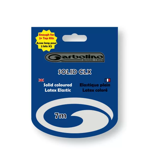 Garbolino ELASTIQUE LATEX COLORE guma na děličku 0,8 MM / plná guma na děličku
