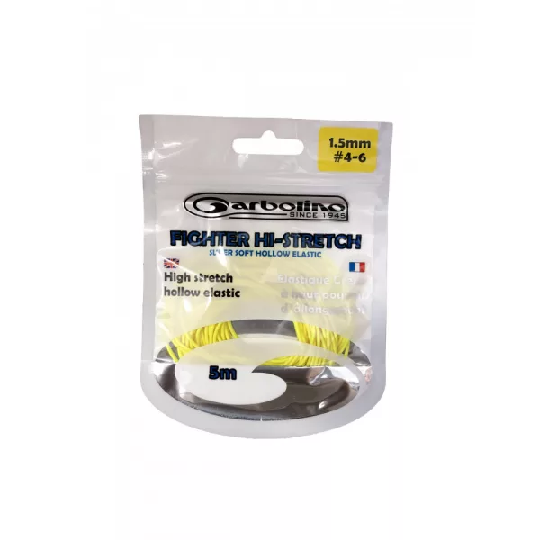Garbolino Elastic Hollow Super Soft Fighter gumový amortizér na děličku 1,5 / prémiový gumový amortizér 5m