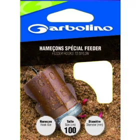   GARBOLINO FEEDER HOOKS 14 (SIZE 14 LINE 0,14mm) předvázaný háček
