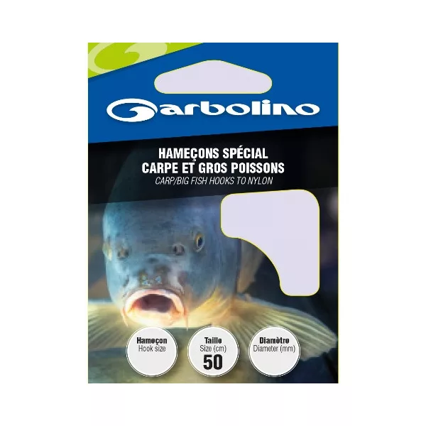 GARBOLINO CARP/BIG FISH HTN 14 (SIZE 14 LINE 0,14mm) předvázaný háček