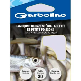   GARBOLINO SMALL FISH/BLEAK BRONZE 16 (SIZE 18 LINE 0,10mm) předvázaný háček