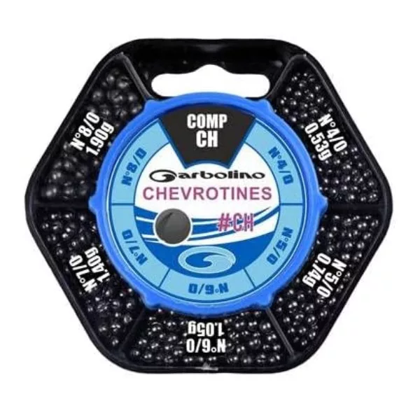 Garbolino CHEVROTINES COMPETITION - BOITE DISTRIBUTRICE 5 CASES sada brokového olova