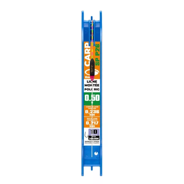 Garbolino Competition Pole Rigs SPP26 Hotové návazce na bič a děličku 0,5gr