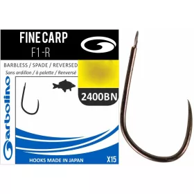   Garbolino Fine Carp F1 2400BN 12 Háček na kapry bez protihrotu s lopatkou