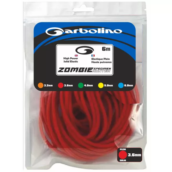 Garbolino Elastic Solid Zombie Max Pevná guma do biče 3,2mm 6m