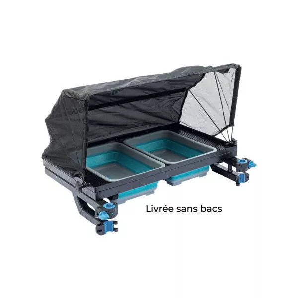 GARBOLINO MULTIGRIP boční tác bez nohou s úložným boxem a stíněním 60x50cm D25/30/36 - Boční tác