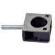 Garbolino CLAMP BLOCK D25 FOOT (M8 SCREW / METAL REINFORCEMENT / PLASTIC INSERT) - Příslušenství, fixační šroub