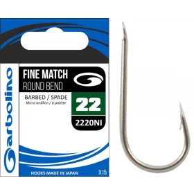 Garbolino 2220NI 22 háček / FINE MATCH / ROUND BEND