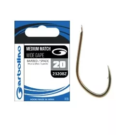 Garbolino 2320BZ háček 18 / MEDIUM MATCH / WIDE GAPE