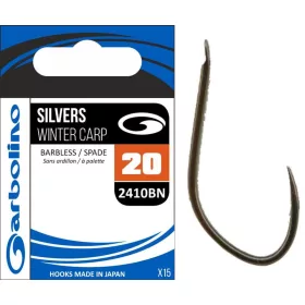 Garbolino 2410BN 20 háčků / SILVERS / WINTER CARP