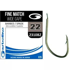 Garbolino FINE MATCH WIDE GAPE / 2310BZ 14 háček