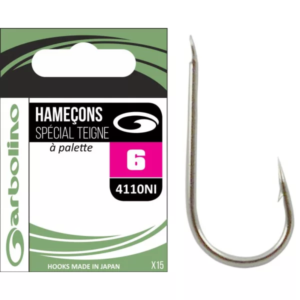 Garbolino - STREAMLINE TROUT HOOKS 4110NI - Přívlačový offsetový háček - Pstruhový háček - Háček s protihrotem, Háček s lopatkou