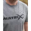 Matrix Hex Print Šedé Tričko S