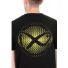 Matrix Large Fade Logo Černo-limetkové tričko S