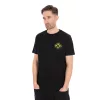 Matrix Large Fade Logo Černo-limetkové tričko 3XL