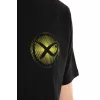 Matrix Large Fade Logo Černo-limetkové tričko 3XL